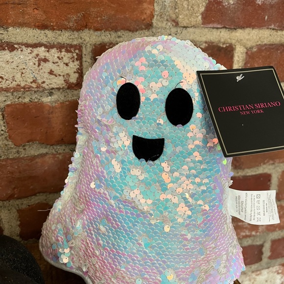 Christian Siriano white sequence, ghost Bella lux sparkly cat pumpkin NWT - Picture 5 of 6